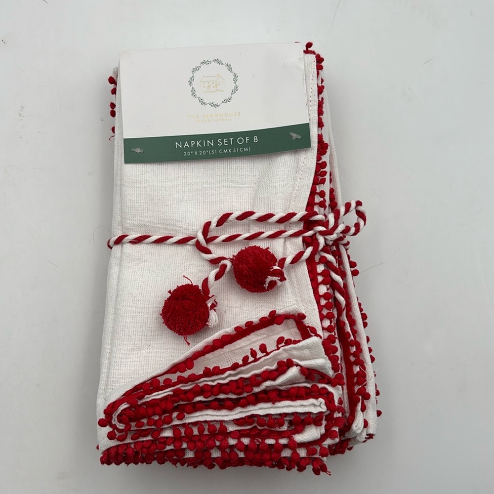 Rachel Ashwell The Farmhouse Napkins Set of 8